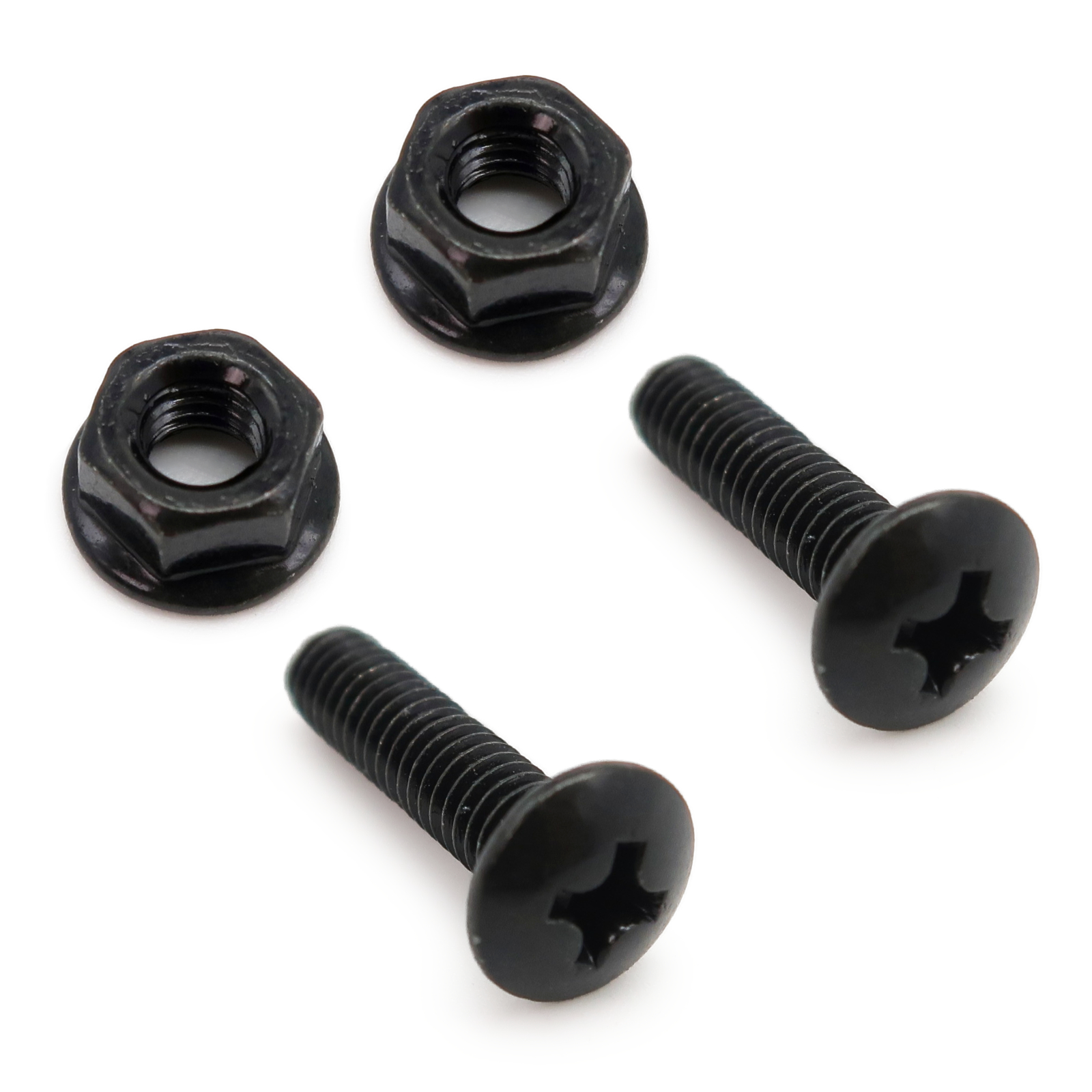 Rolektro Schrauben mit Muttern für Ladebuchse M4x16mm, 2 Stück, MX4