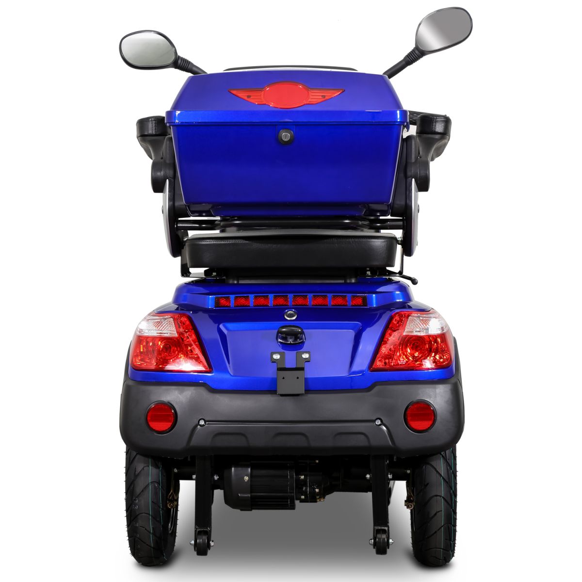 Seniorenmobil Elektromobil Elektroroller Rolektro Quad 25BG blau
