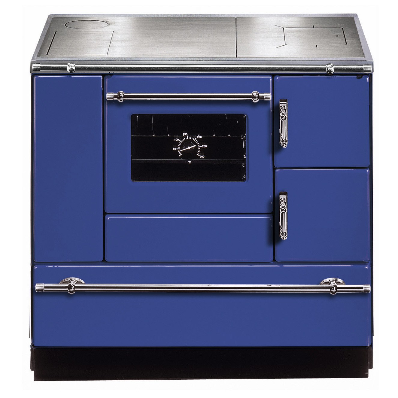Wamsler K 138 CL 91 cm blau, links, Stahlplatte