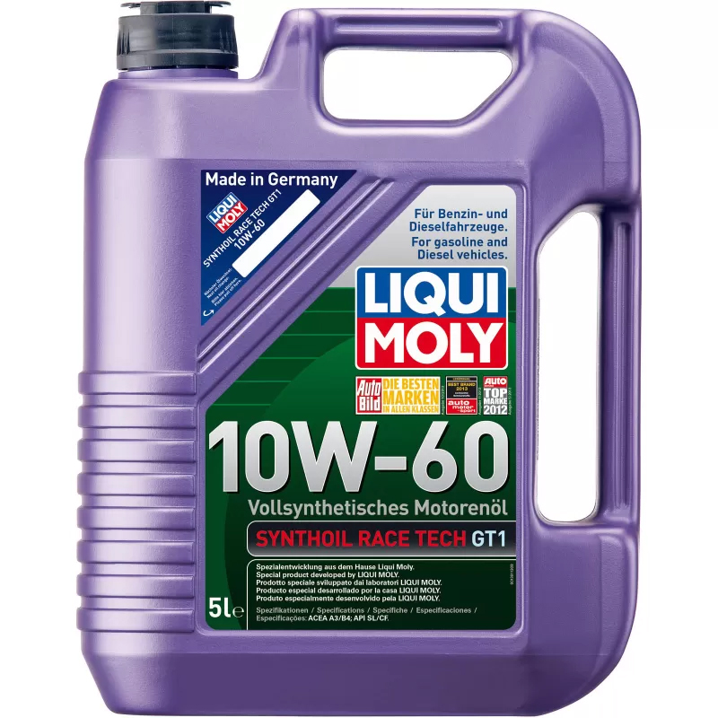 Liqui Moly Motorenöl Synthoil Race Tech GT1 10W-60 5L 1391