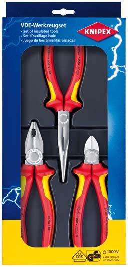VDE-Zangenset Sicherheit 3-tlg. Knipex