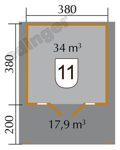 weka Weekendhaus 137 A Gr.2, 45 mm, V200, DT, DF
