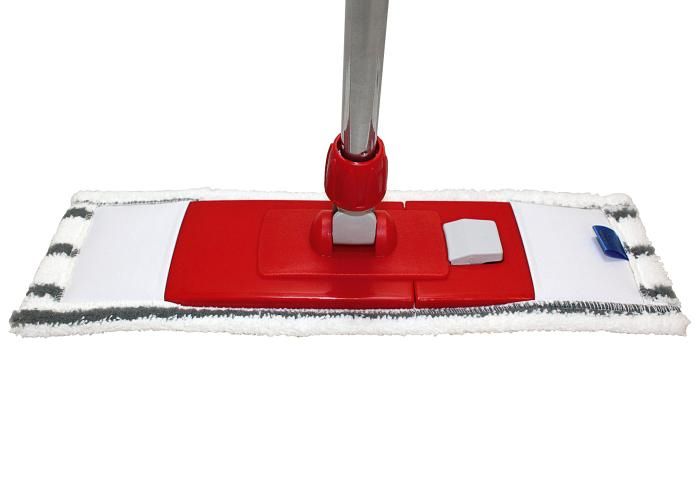 Bodenwischer Aqua Clean mit Teleskopstiel + Microfaser Bezug B 41cm