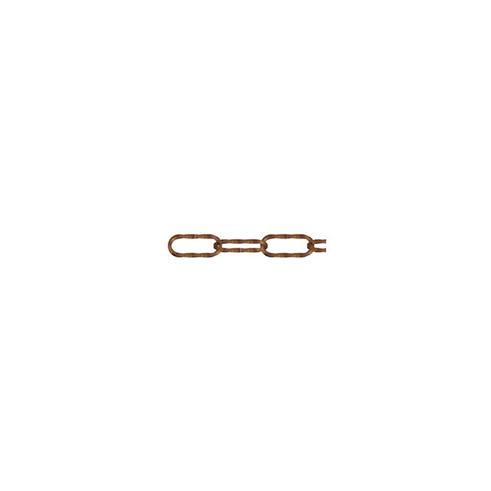 Zierkette Nr. 9200, Vierkantdraht, altmessing, 3,5 mm, Meterware
