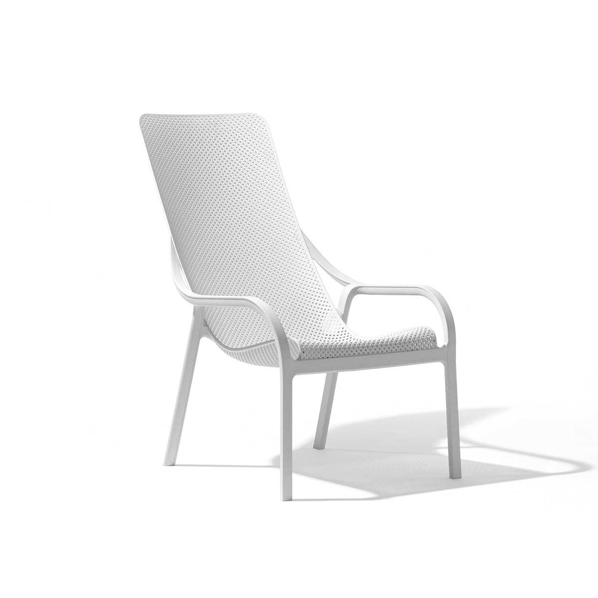 Gartensessel Net Lounge Bianco