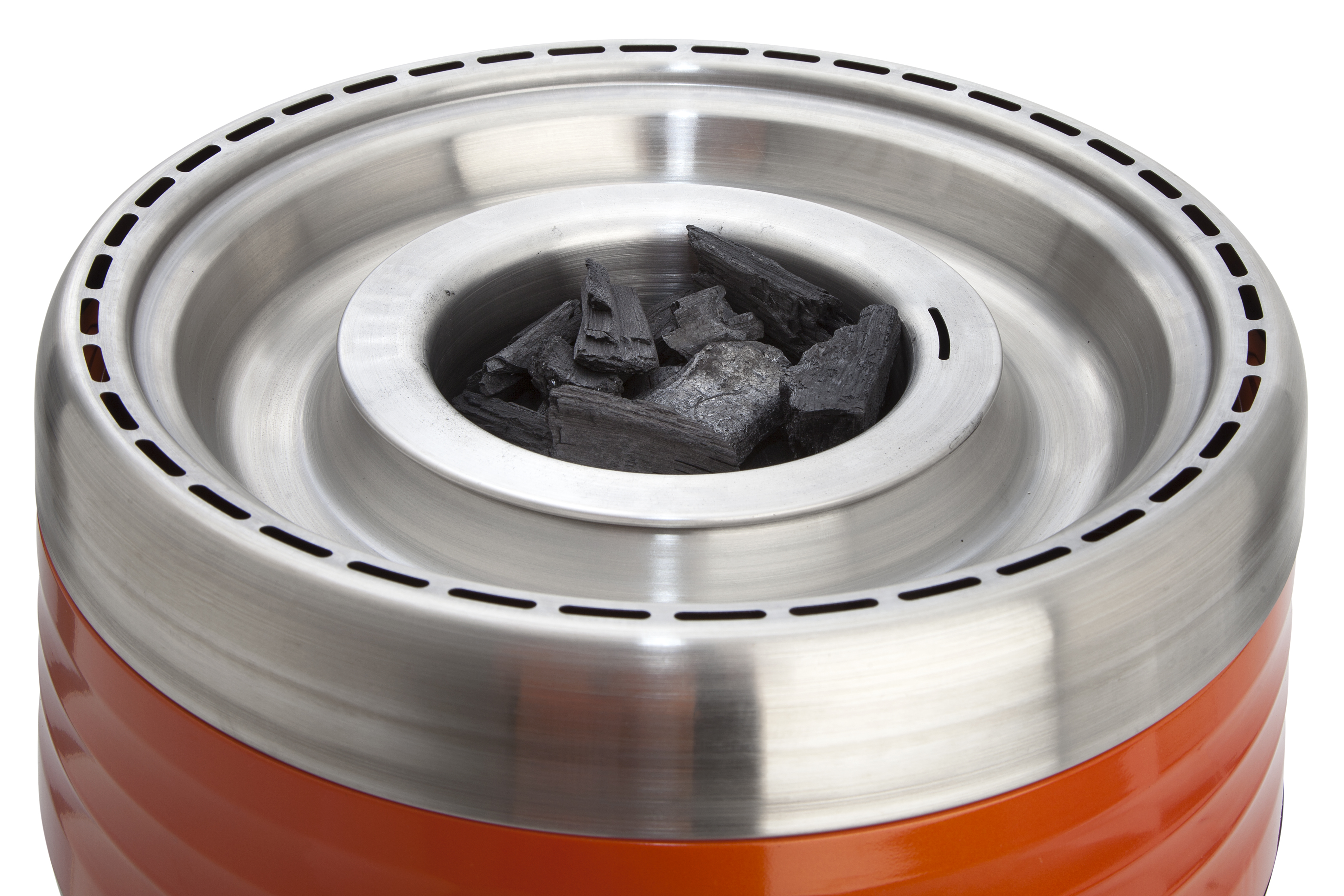 All'Grill® Holzkohlegrill Vulcano orange