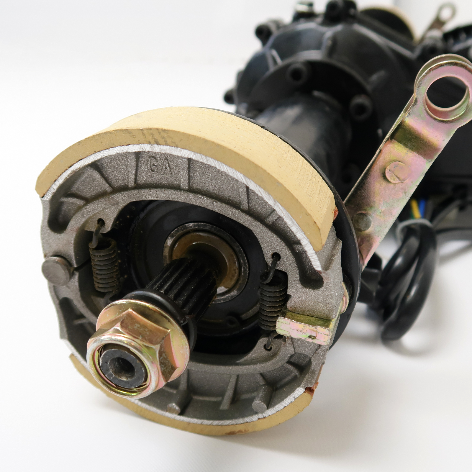 Rolektro Motor, 60V, 1000W mit Getriebe und Achsen für Carrier25V2/V3