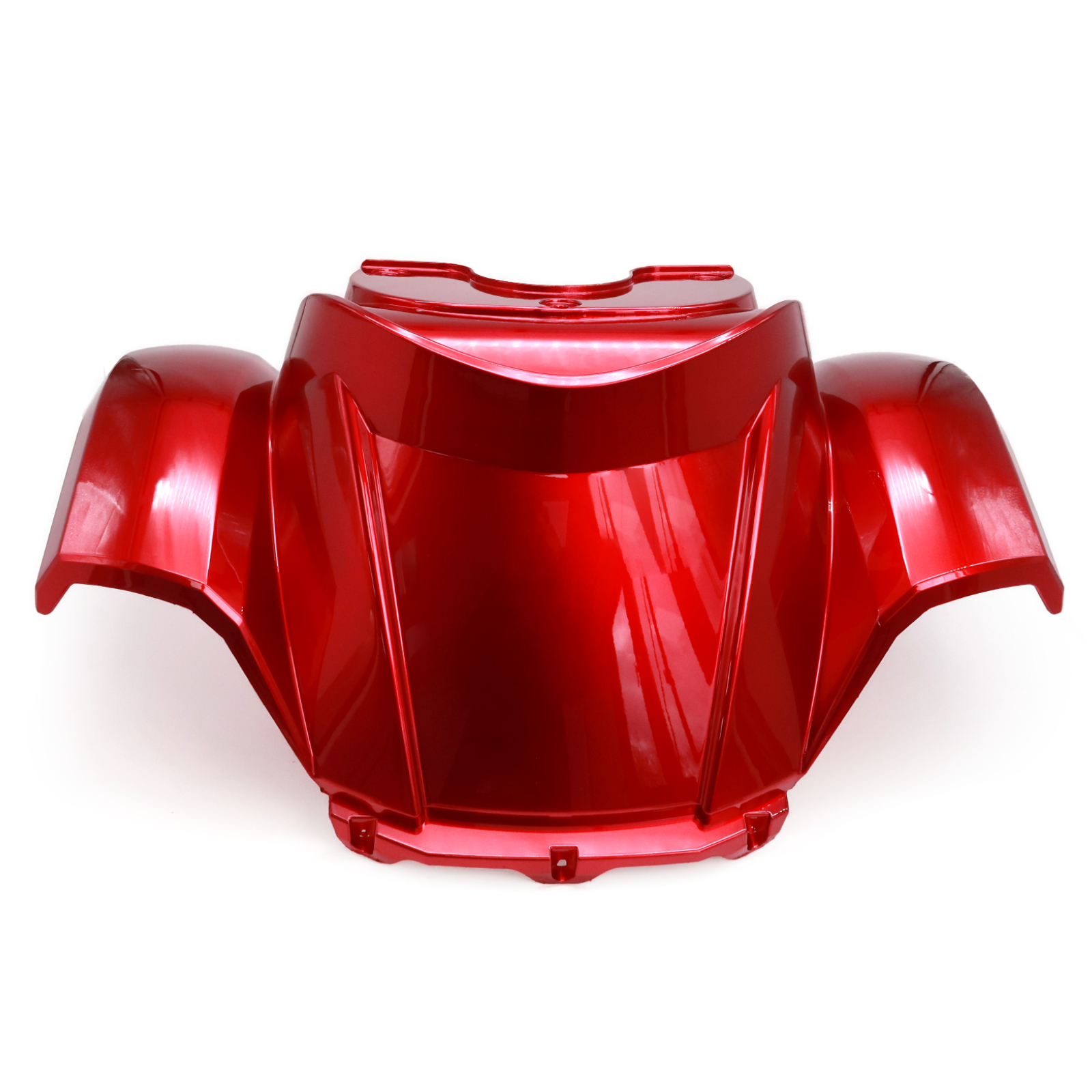 Rolektro Verkleidung, Frontschürze unten, Rot, neues Design für Quad