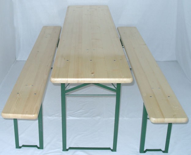 Festzeltgarnitur / Bierzeltgarnitur Tisch 50cm