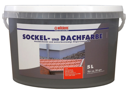 Wilckens® Sockel und Dachfarbe Schiefer 5L