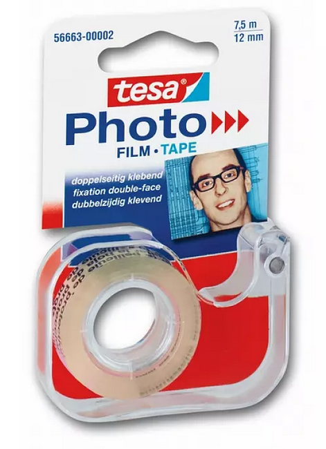 tesa® Photo® Film im Abroller 12mm 7,5m