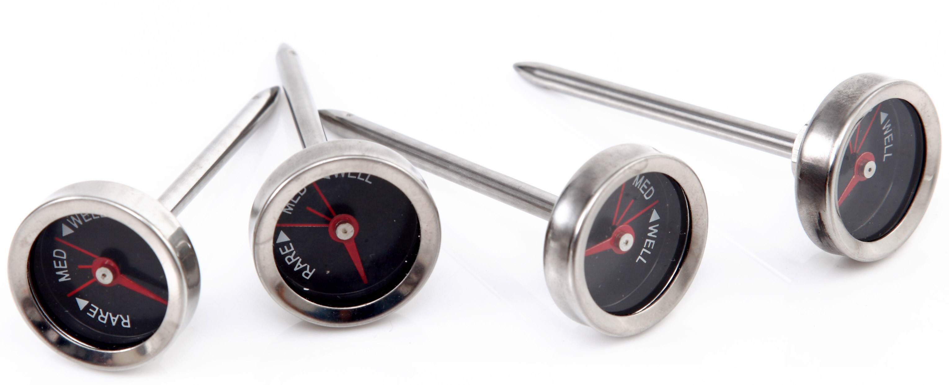 Grillthermometer / Bratenthermometer Tepro 4er-Set Edelstahl
