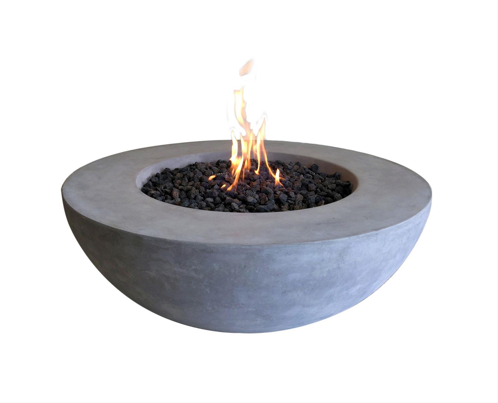 Gas Feuerstelle / Gartenfeuer GardenForma Ätna Betonoptik grau