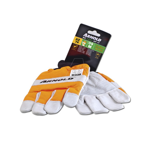 ARNOLD® Schnittschutz Handschuhe Leder Größe 9 M