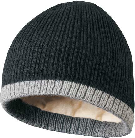 Mütze, Thinsulate, schwarz/grau