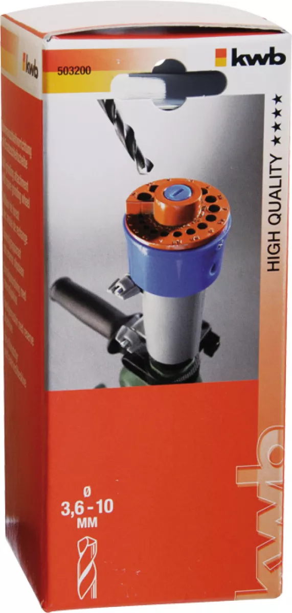 Spiralbohrer Anschleifvorrichtung für HSS-Bohrer Ø 3,6 - 10 mm