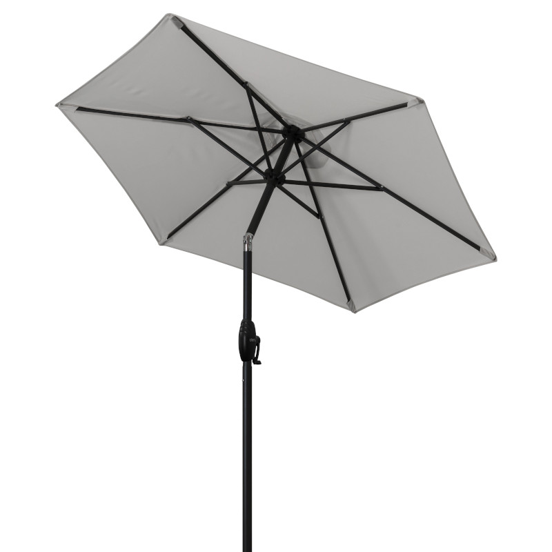 Derby by Doppler Sonnenschirm Basic Lift Neo 180 D827 hellgrau