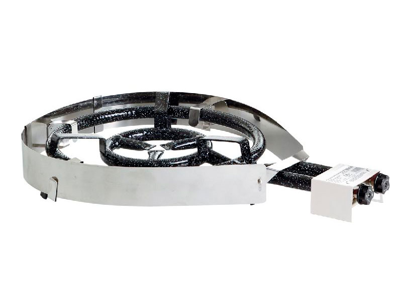 Paella World® Hitzeschutz und Windschutz für Ring-Gasbrenner Ø30cm