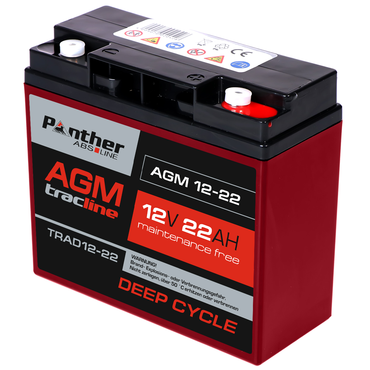 12Volt 22Ah Batterie für Seniorenmobile