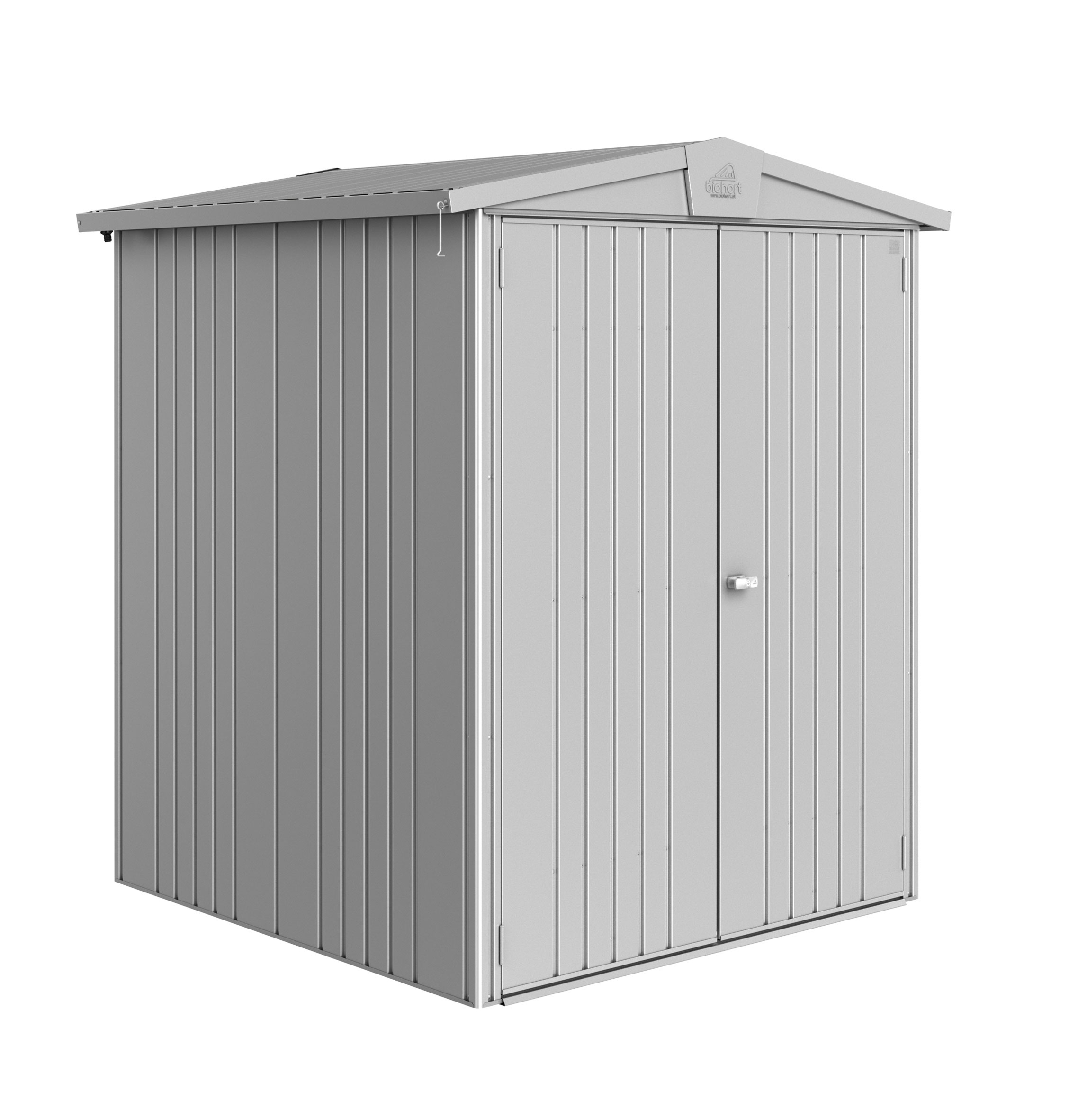Gerätehaus Biohort Europa Gr. 2 silber-metallic 172x156cm