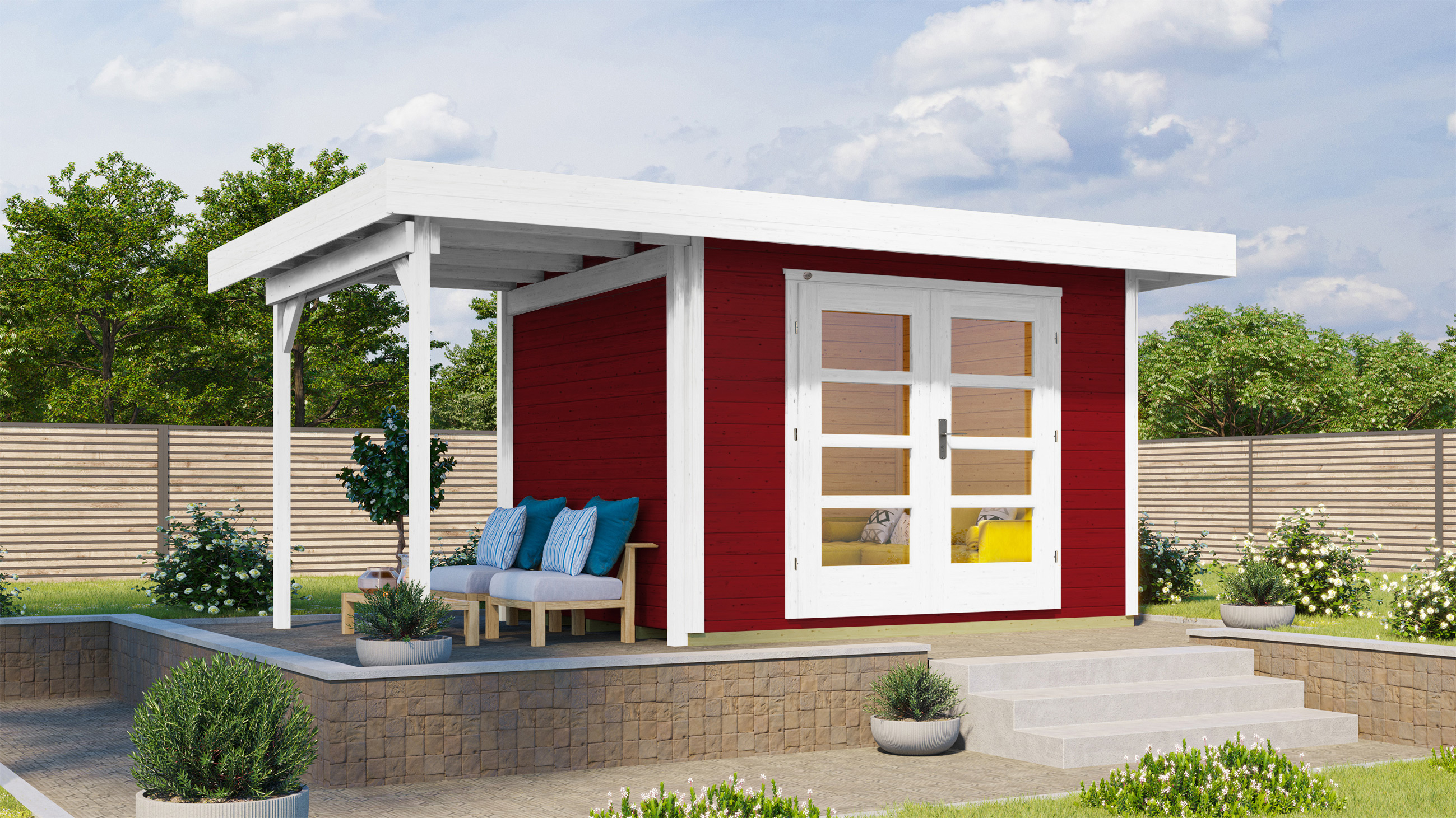 weka Designhaus 126 A Gr.1, schwedenrot, 28 mm, DT
