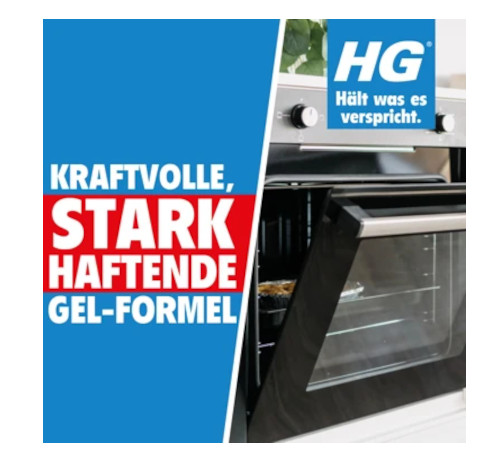 HG Power Gel Bürste Backofen 250 ml