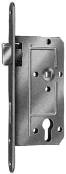 Korr.Schloss Nr.114 1/2 Falz PZ käntig m.Wechsel 20mm o.Blech links