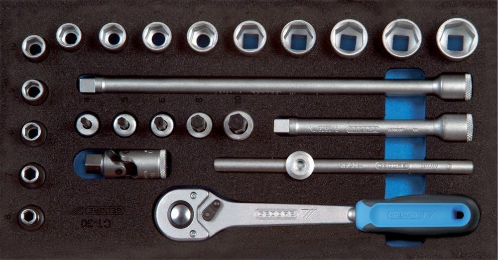 Werkzeugmodul CT1/3 Steckschl.satz3/8" Gedore