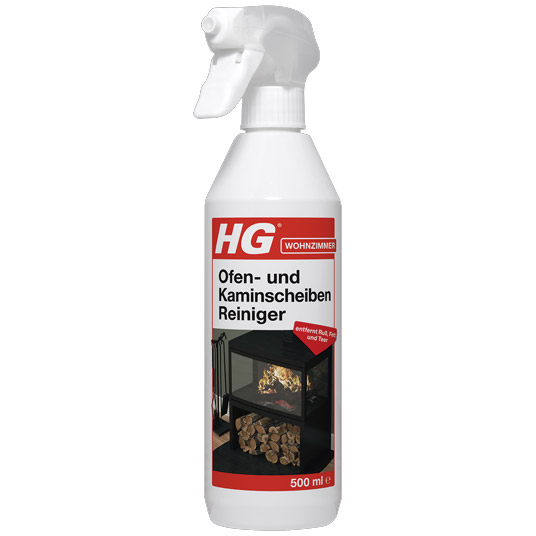 HG Ofenglas Reiniger / Scheibenreiniger / Kaminscheibenreiniger 500ml