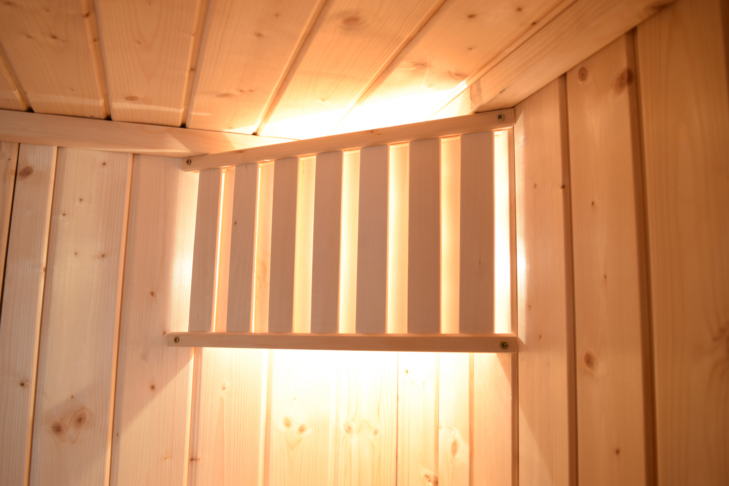 Weka Massivholzsauna VALIDA Eck 1 Sparset 1 Glastür mit Fenster
