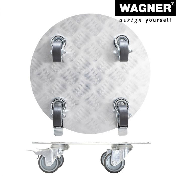 Multiroller Pflanzenroller Alu-Riffelblech rund  300mm für 100kg