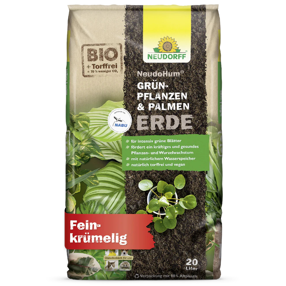 Neudorff Neudo­Hum Grünpflanzen- & Palmen­Erde 20 Ltr.