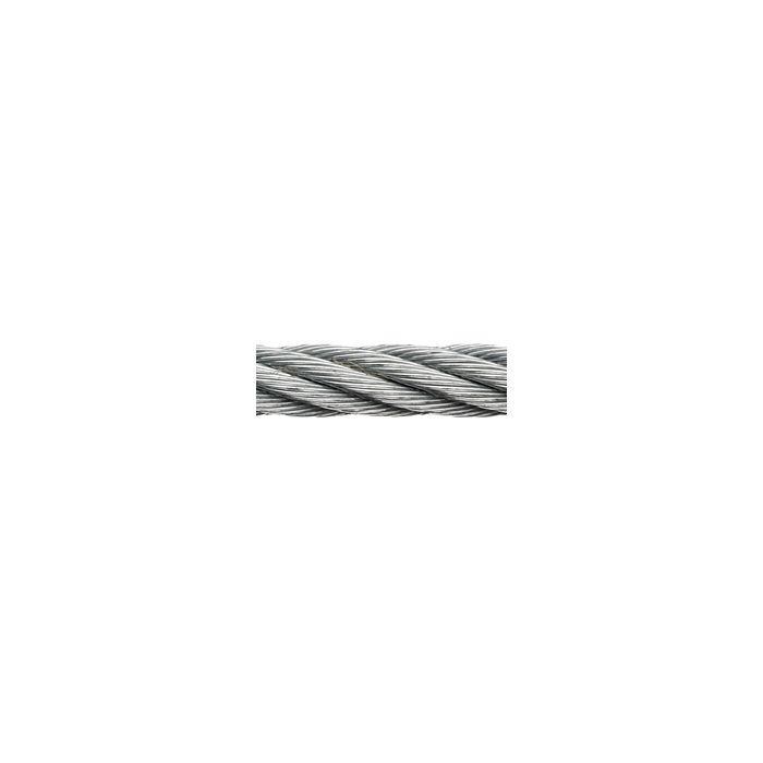 Stahldrahtseil 3 mm, 6 × 7 + FE, verzinkt, Meterware