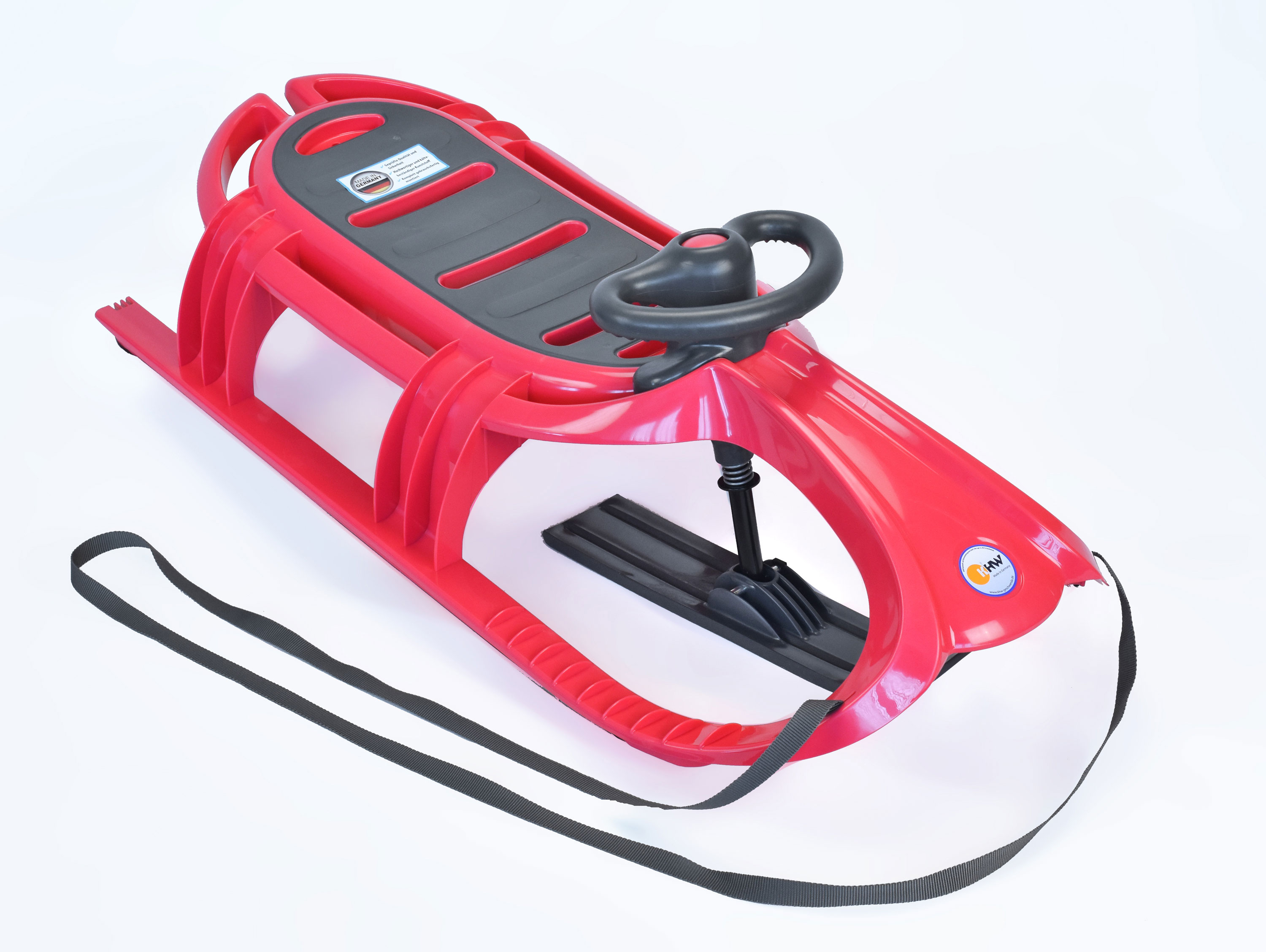 Schlitten / Rodel / Lenkbob KHW Snow Tiger de Luxe pink