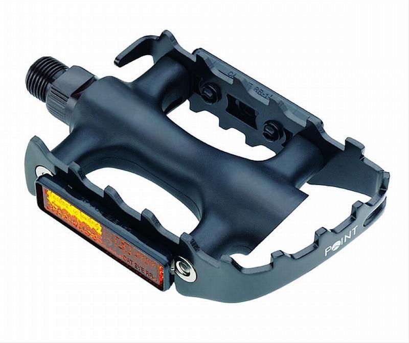 Pedale MTB schwarz