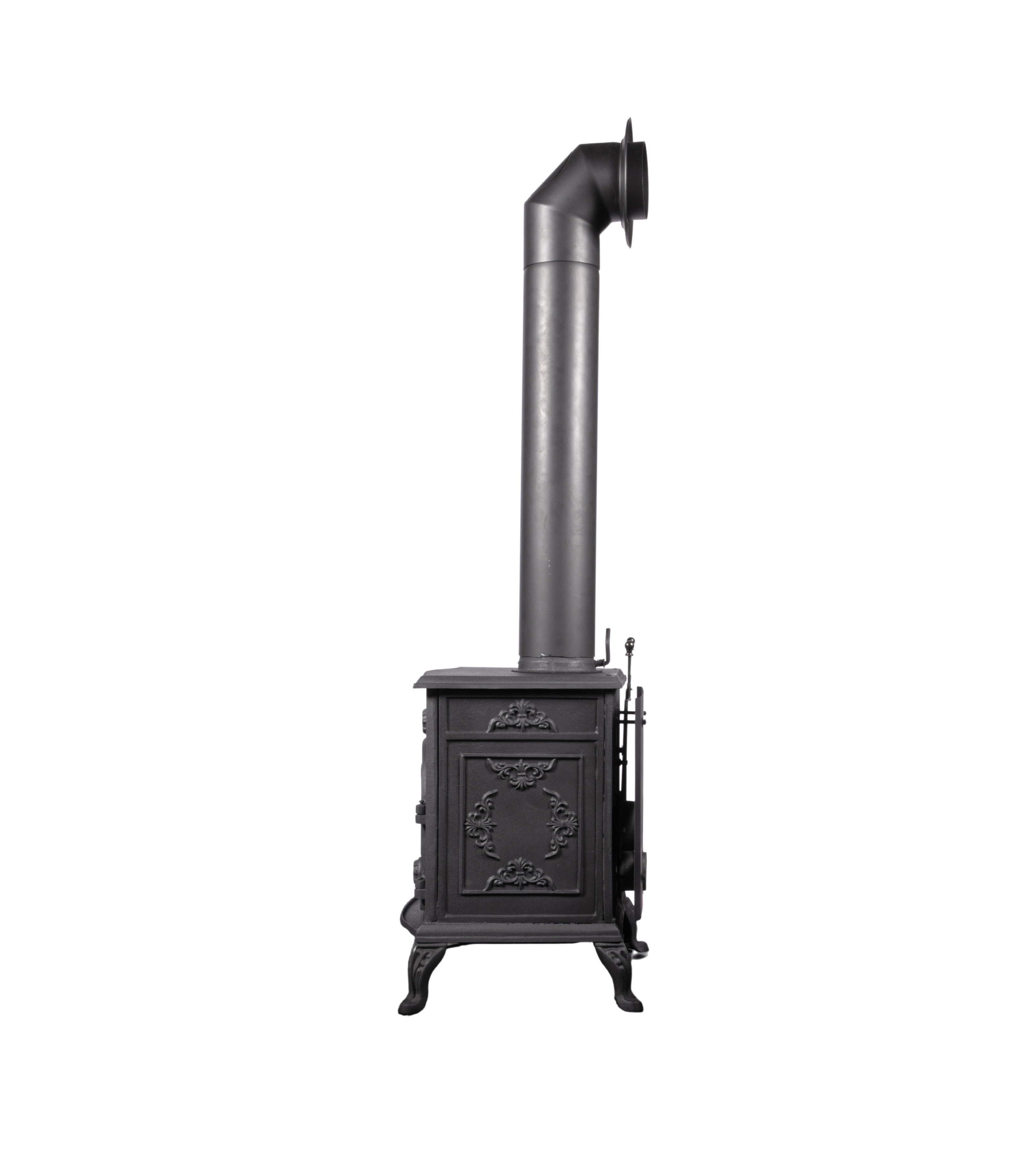 Globe Fire Eros I Kaminofen raumluftunabhängig schwarz 7,7 kW