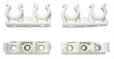 Rohr-Clips doppelt 22mm (2)