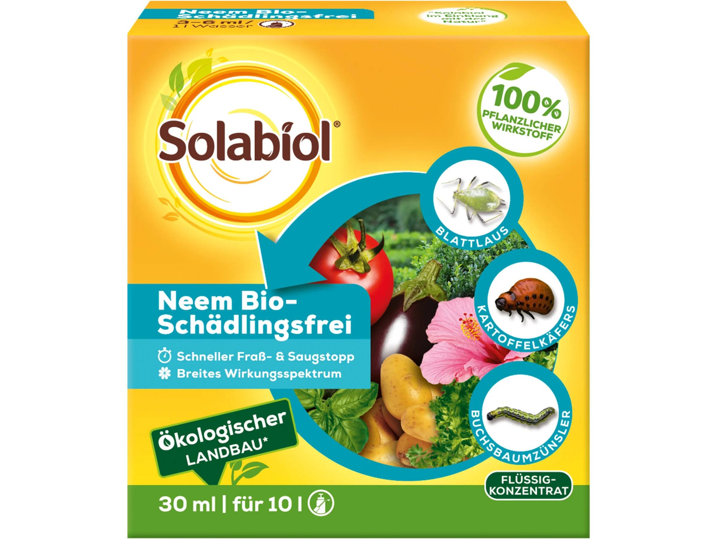 Solabiol Neem Bio-Schädlingsfrei 30 ml