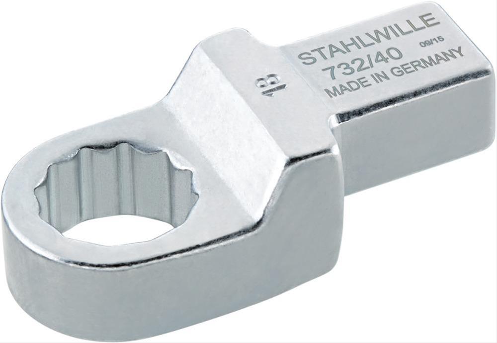 Einsteck-Ringschlüssel 17mm 14x18mm Stahlwille