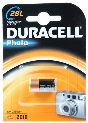 Duracell Batterie / Photobatterie PX28L Lithium 6 Volt