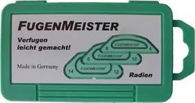 Fugenmeister Radien
