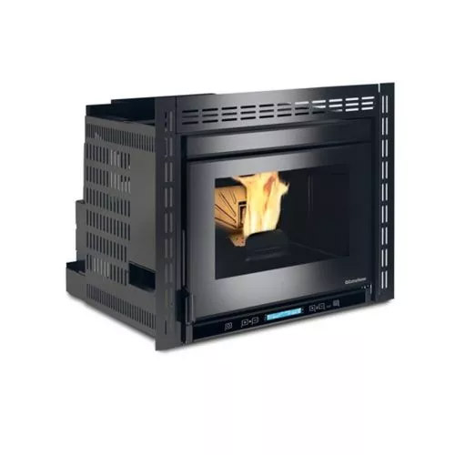 Pellet Kamineinsatz Wassergeführter Comfort Plus Crystal 11 kW