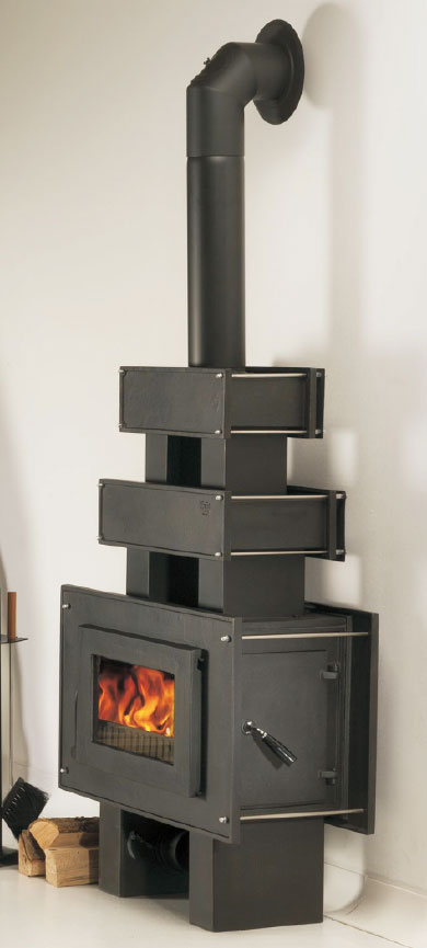 Kaminofen Globe-fire Atria ST-2013 raumluftunabhängig schwarz 6,8 kW