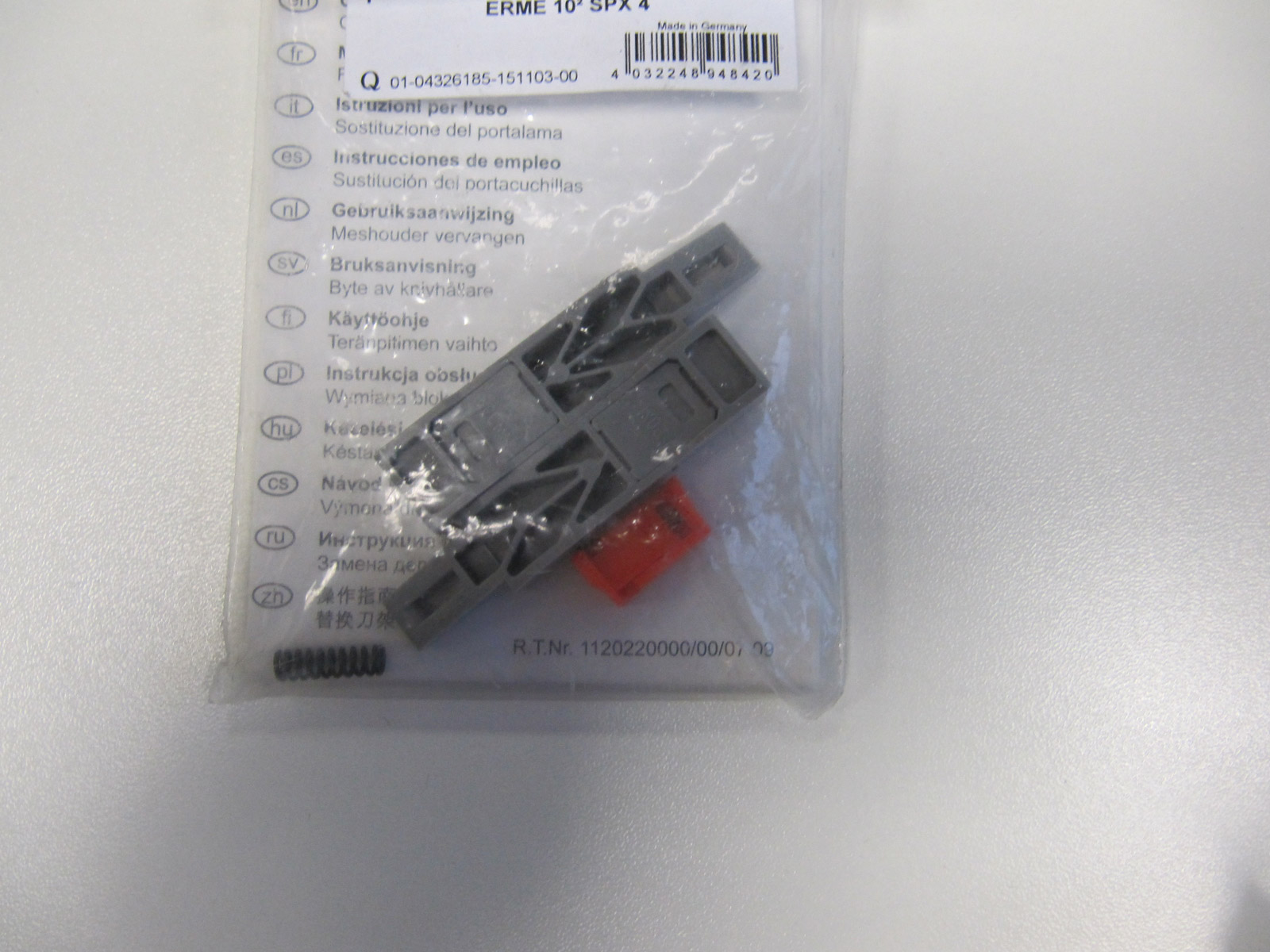 Ersatzmesser f. Abisolierzange 0,08-10qmm Weidmüller