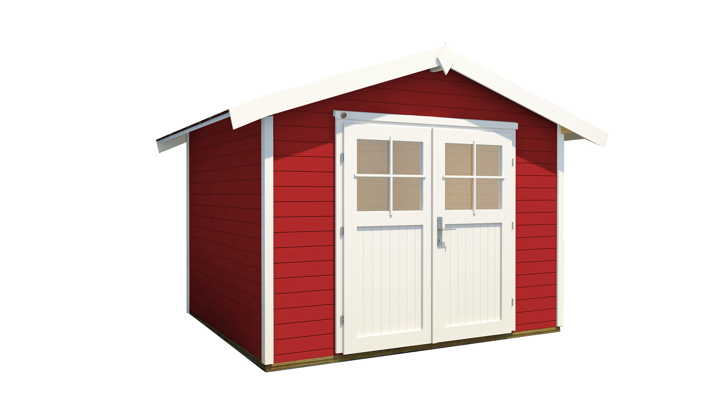 weka Gartenhaus 122 Gr.4, schwedenrot, 28 mm, V20