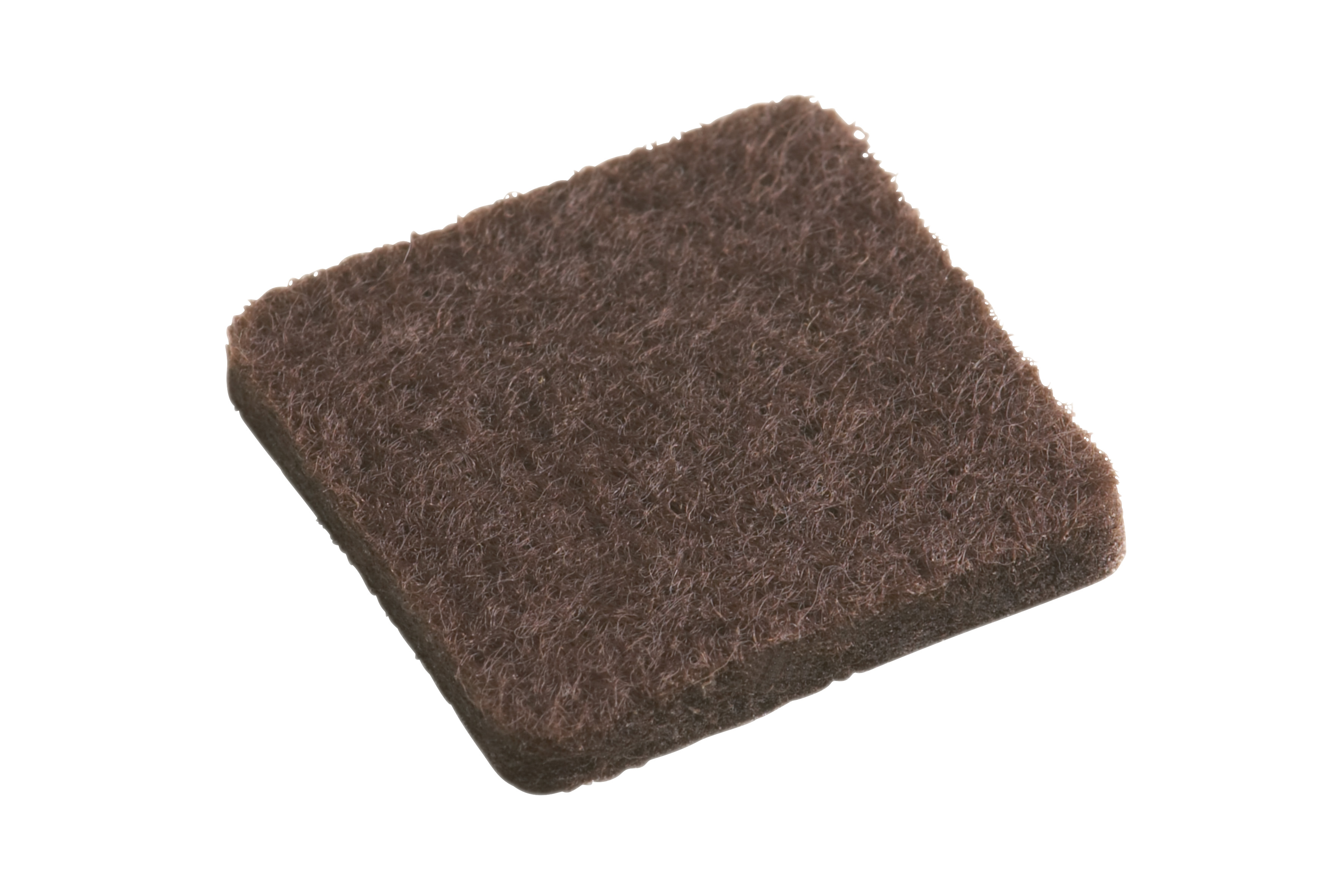 Filzgleiter selbstklebend 22 × 22 mm, braun, 16 Stück