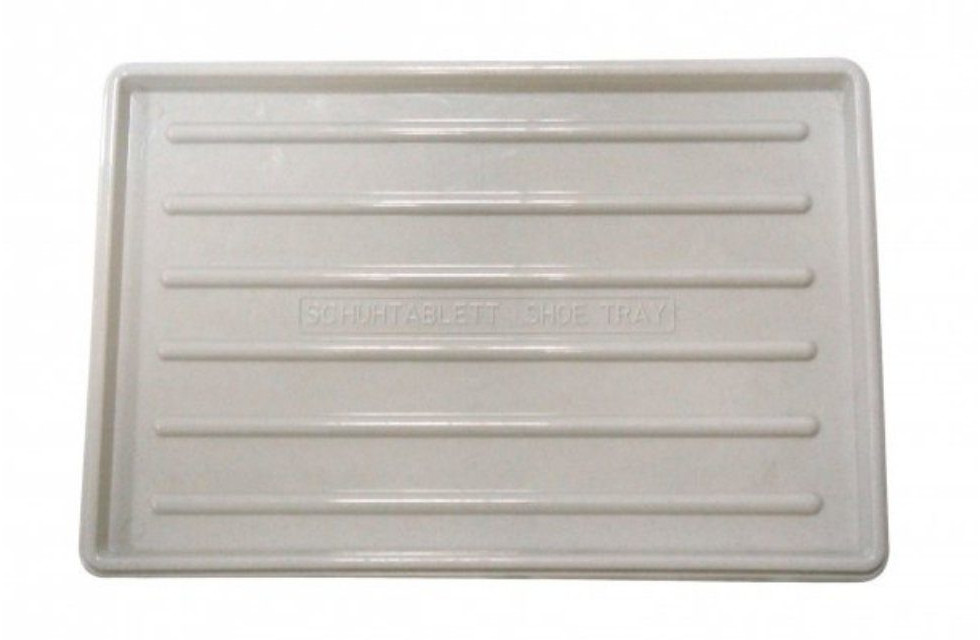 Schuhablage axentia Kunststoff 45x30cm grau