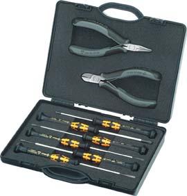 Elektronikzangen-Set 8-tlg. ESD Knipex