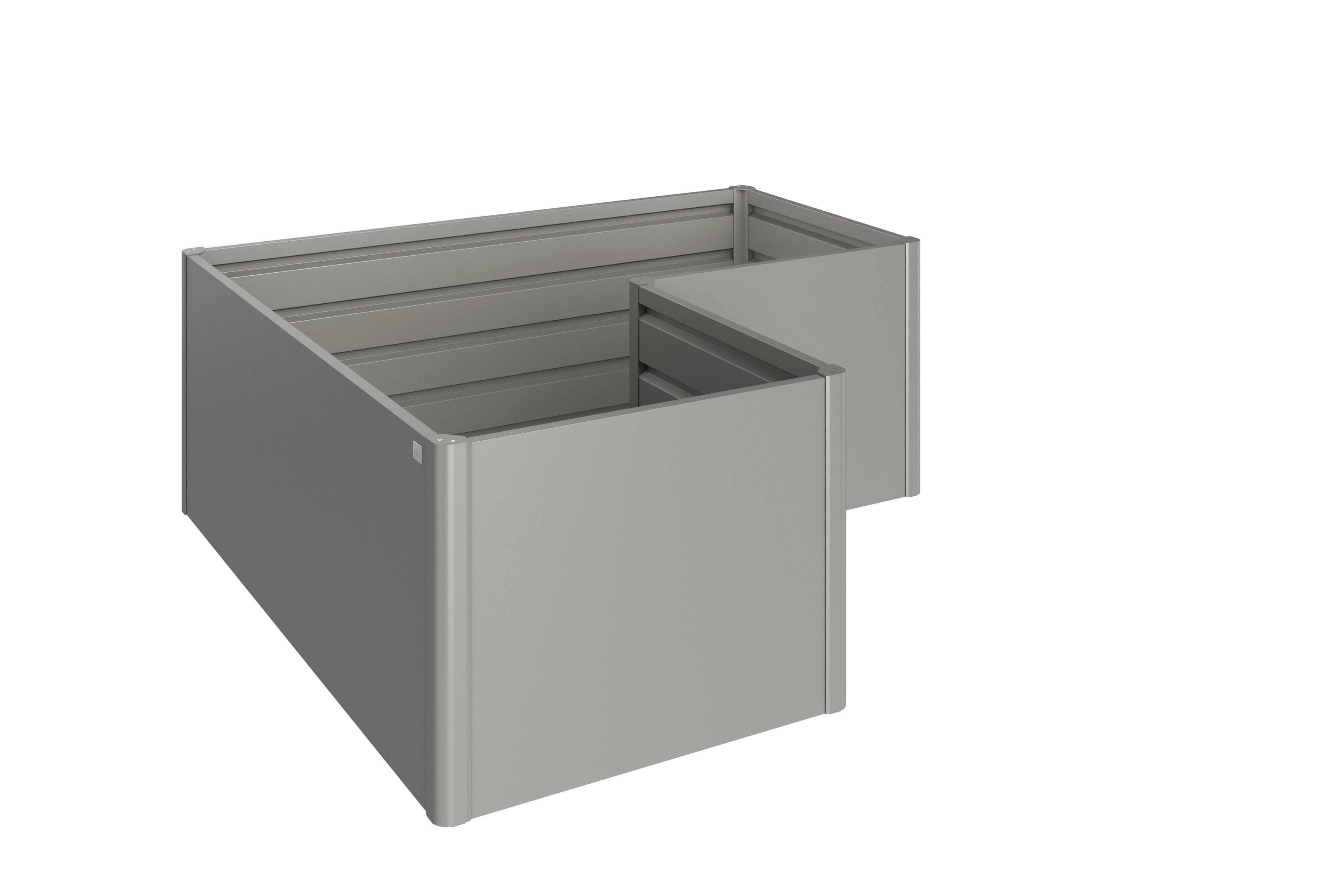 Hochbeet Biohort Gr. L quarzgrau-metallic 201x201x77cm