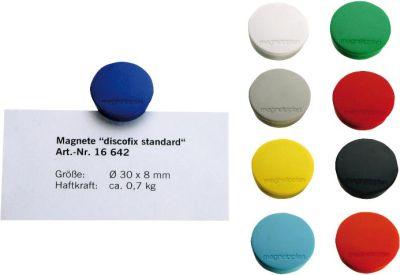 Magnet D30mm VE10 Haftkraft 700 g gelb